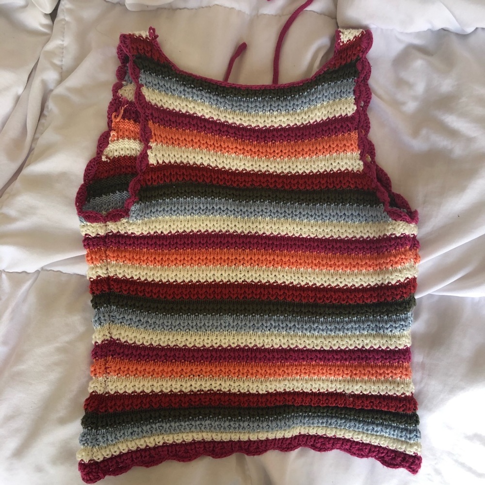 Multi Color Knit Tank - Picture 6 of 7